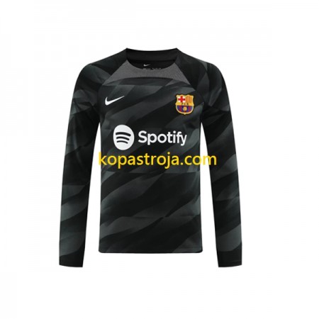 Billiga Fotbollströjor FC Barcelona Målvakt Borta tröja 2023/24 Långärmad